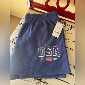 True Navy USA Soft Cotton Shorts NWT Size Large
